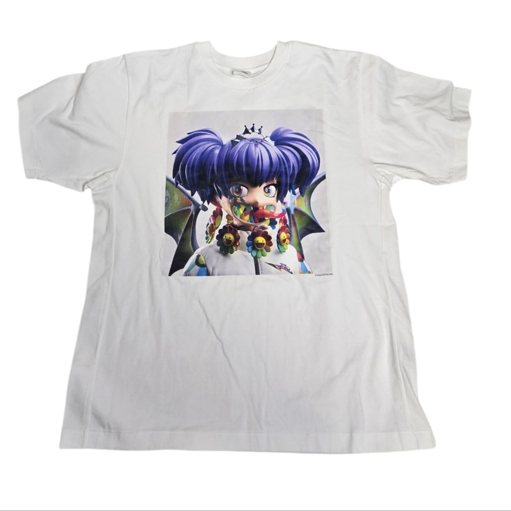 CLONEX x‎ Takashi Murakami white Devil Ko2 limited edition tee shirt Japan M